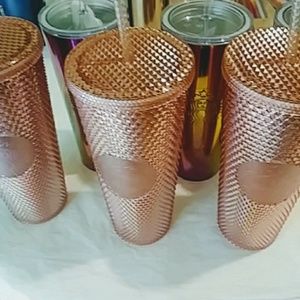 Starbucks RoseGold Tumblers